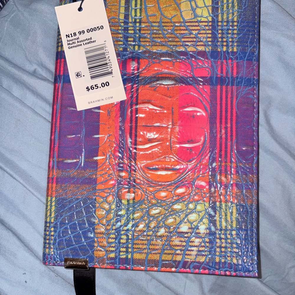 Brahmin NWT Leather Journal with blank Brahmin Pages